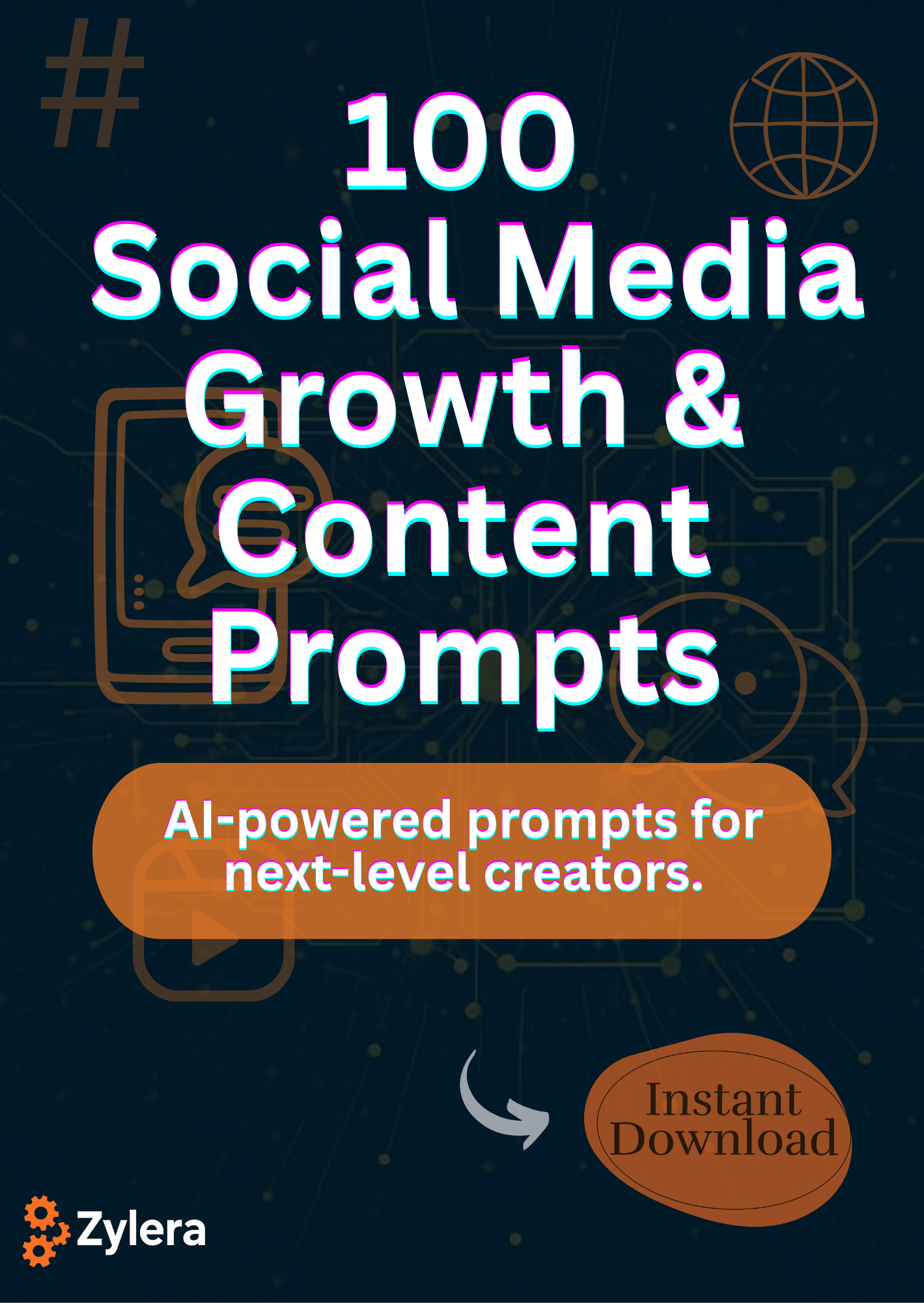 100 Social Media Growth & Content Prompts